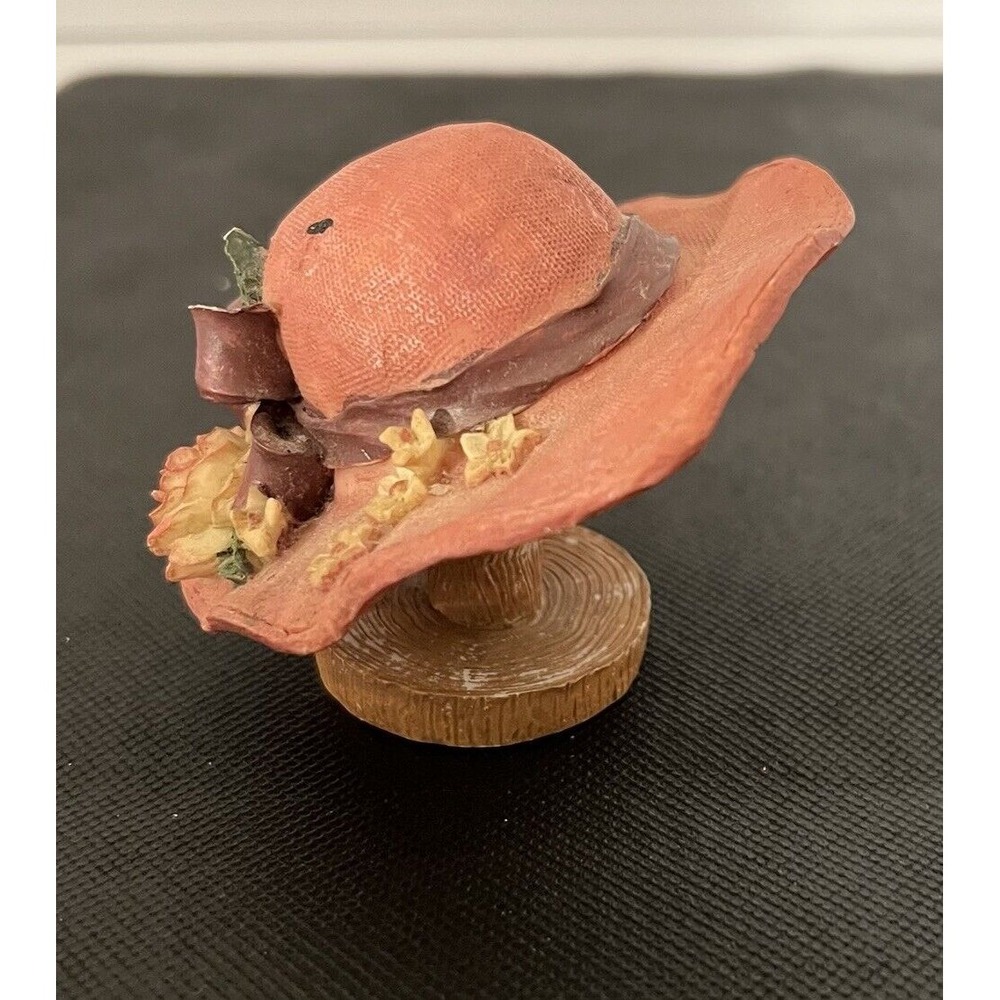 Vintage Youngs International Mini Hat on Head Decor Figurine 1997 For Display